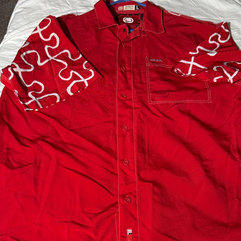 Vintage Marc Ecko Graffiti Button up Shirt